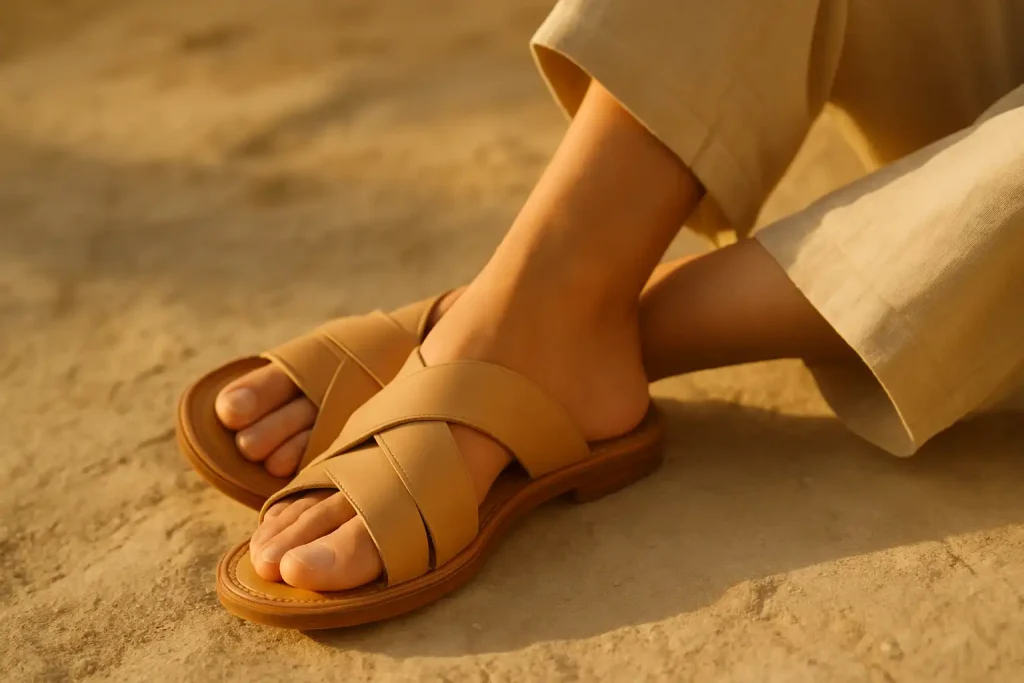Le cuir végétal est-il une alternative durable pour les sandales ?
