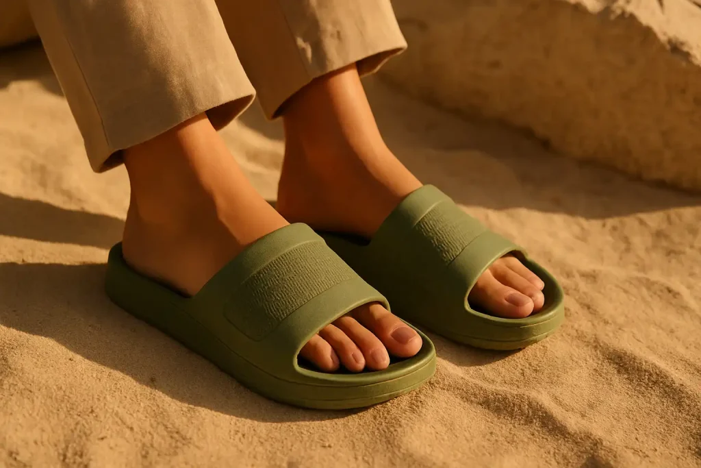 Les sandales à base d’algues : mythe ou révolution verte ?