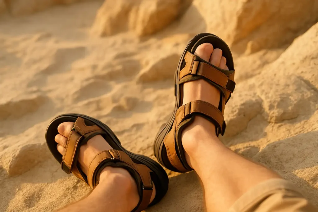 Le cuir est-il adapté pour des sandales de trekking ?