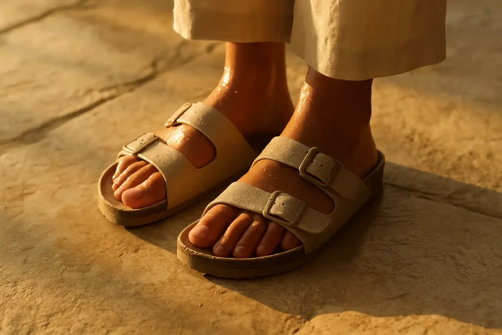 Comment protéger ses sandales de la pluie ?