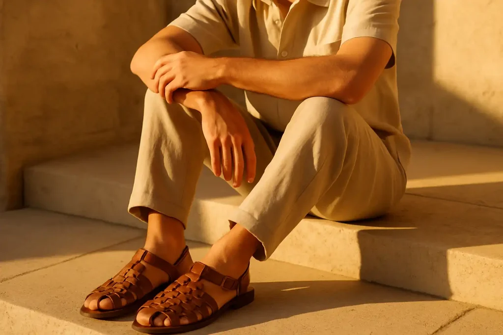 Pourquoi les sandales ajourées séduisent aussi les hommes ?