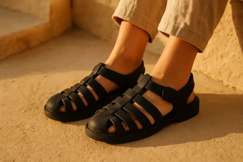 Le caoutchouc recyclé est-il confortable pour les sandales ?