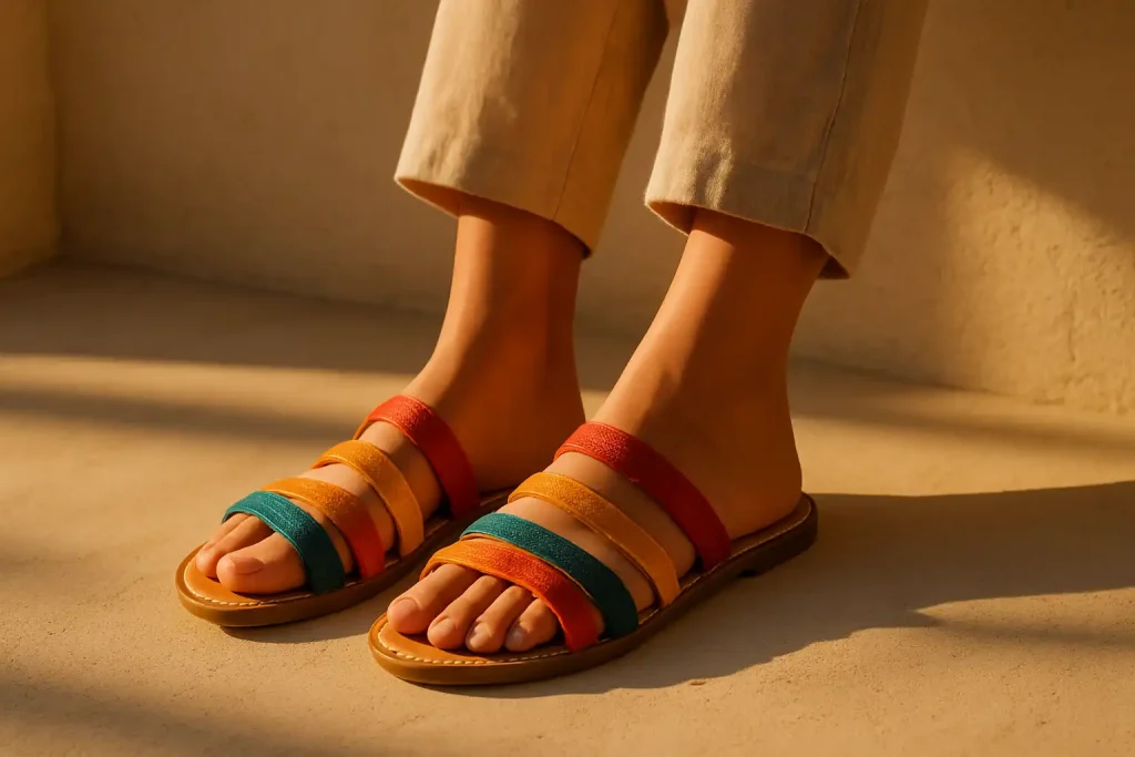 Pourquoi les sandales color block dynamisent-elles un look ?