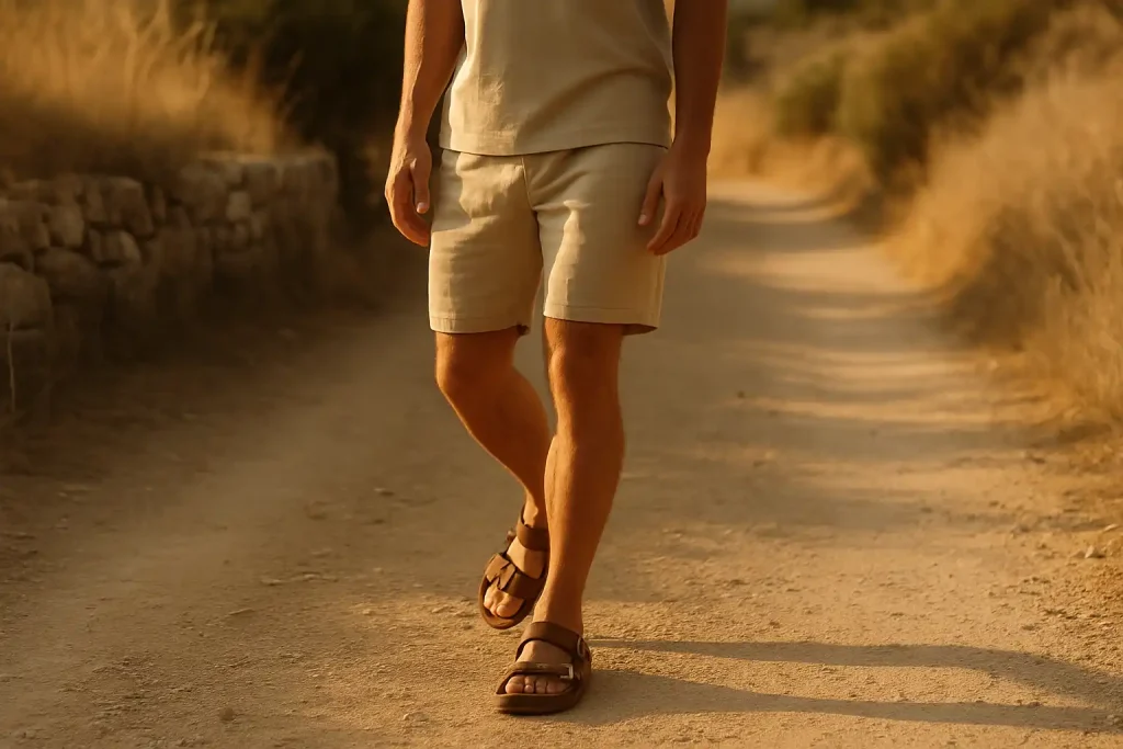 Le cuir convient-il aux longues marches d’été ?