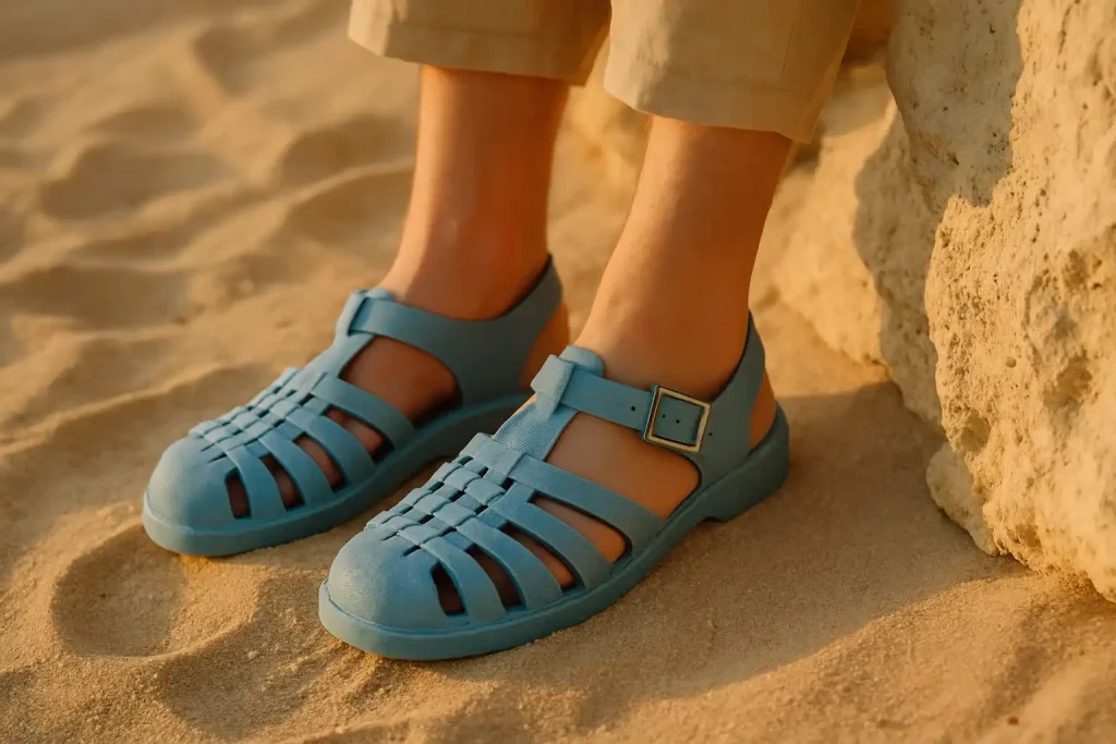 Les déchets marins peuvent-ils devenir des sandales ?