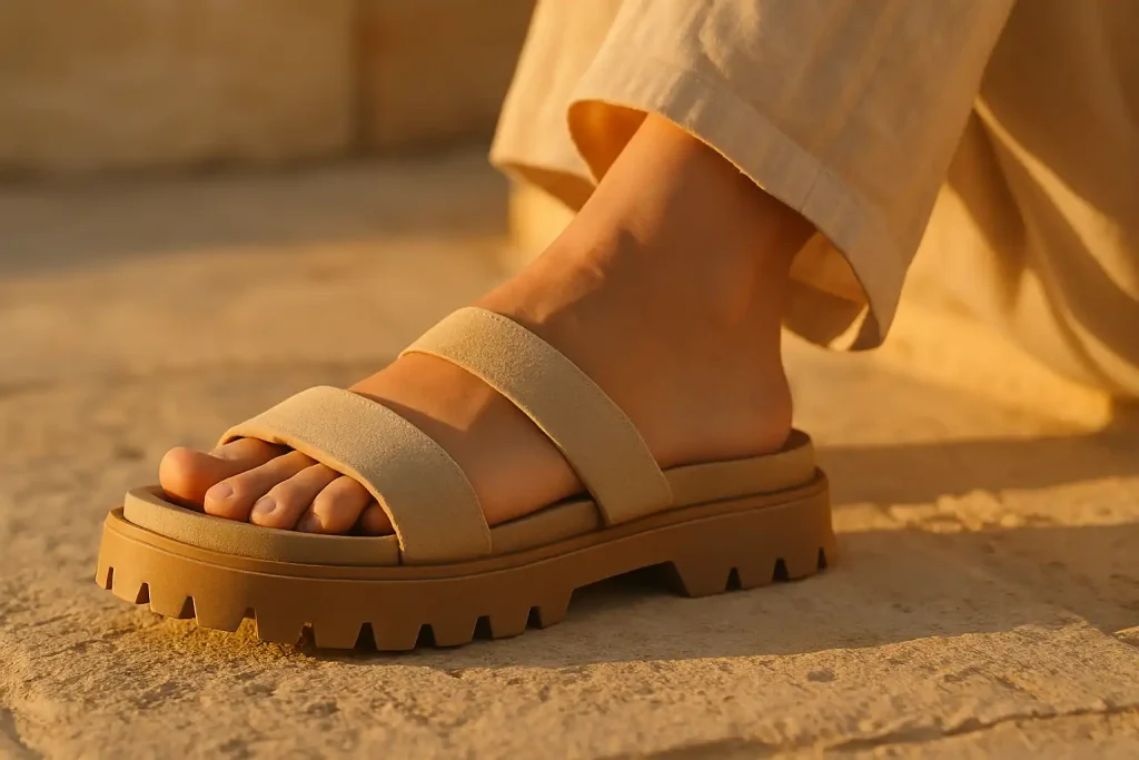 Pourquoi choisir des sandales à semelle crantée ?