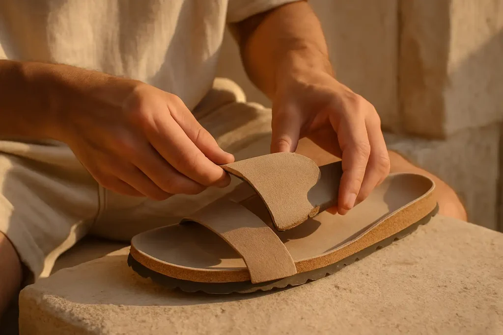 Comment recoller une semelle décollée sur des sandales ?