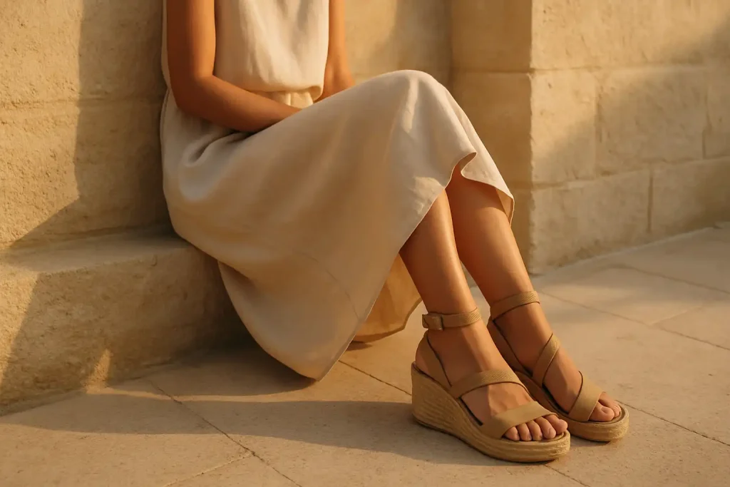 Comment porter des sandales à talon corde sans perdre en confort ?