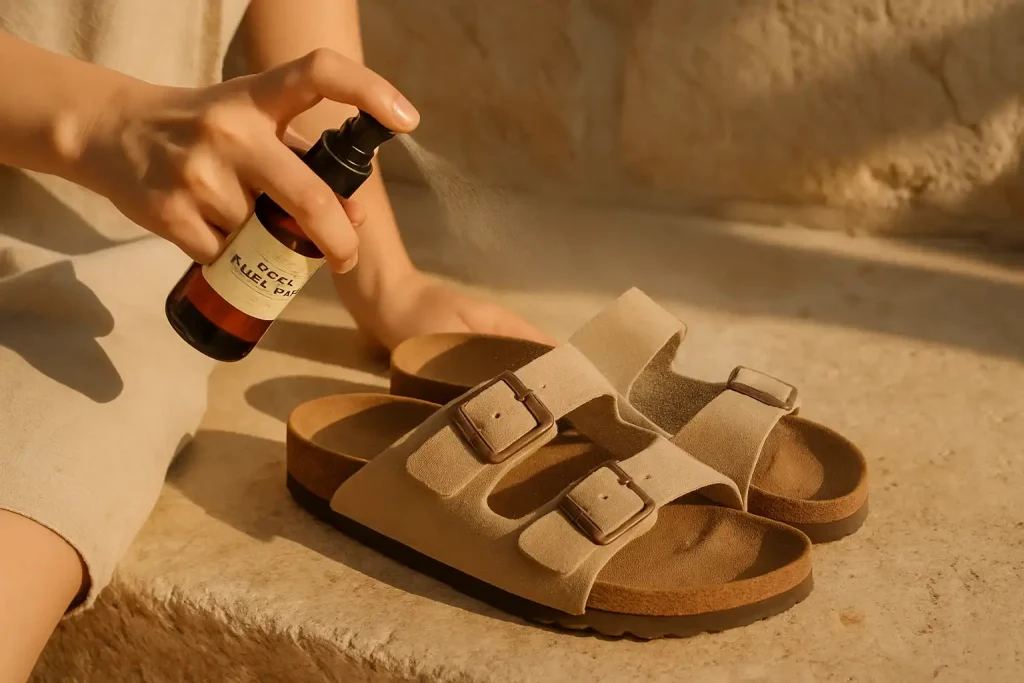 Comment désinfecter les semelles en cuir sans les abîmer ?