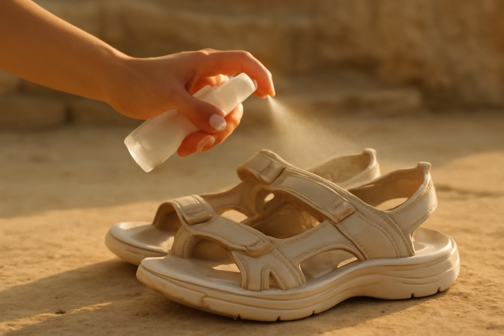Comment désodoriser des sandales de sport après usage ?
