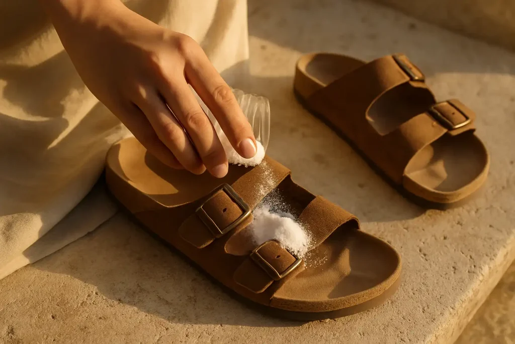 Comment désodoriser les semelles en cuir naturellement ?