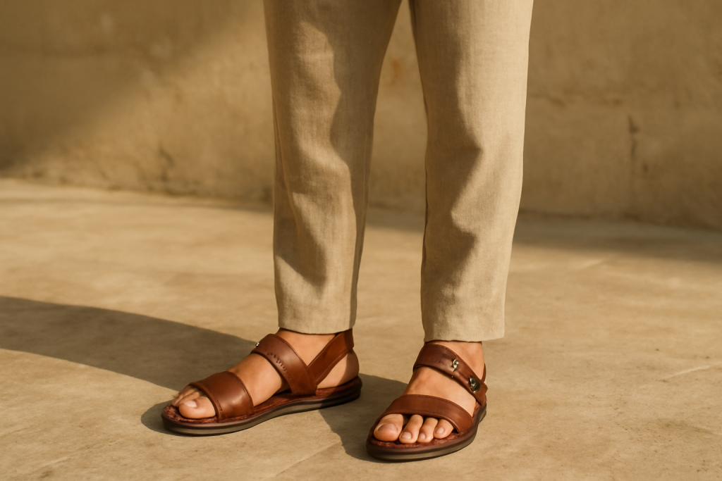 Les sandales en cuir habillé peuvent-elles remplacer les mocassins ?