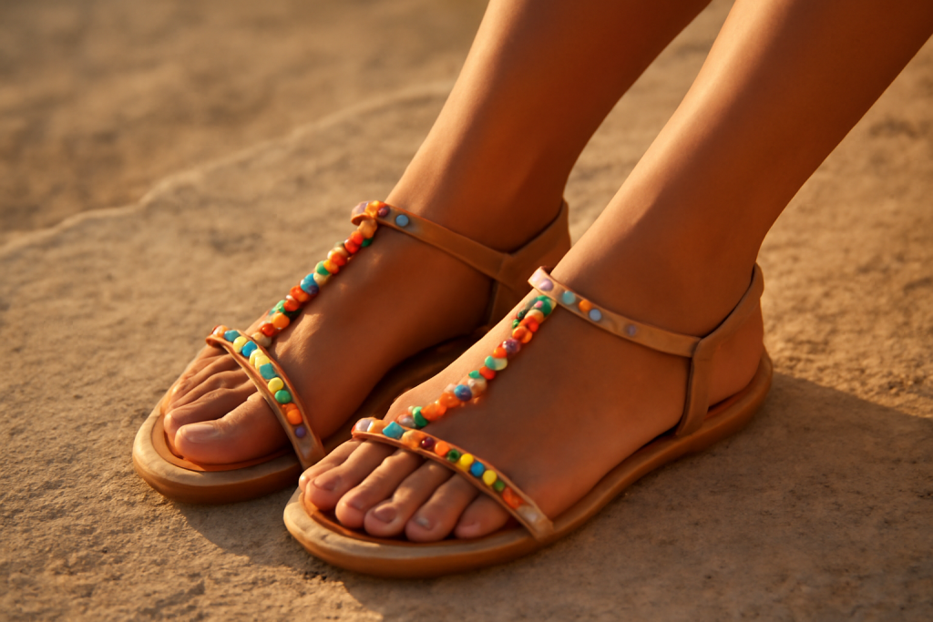 Pourquoi craquer pour les sandales à perles colorées ?