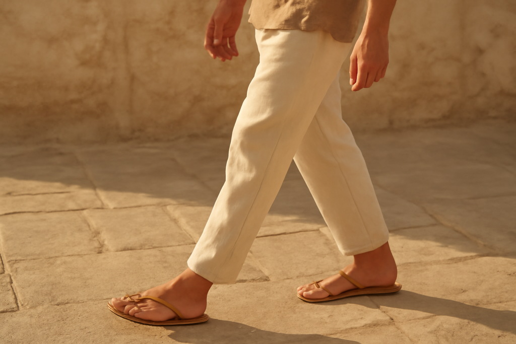 Les sandales à semelle fine sont-elles bonnes pour le dos ?