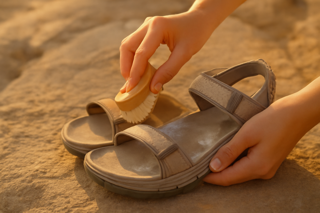 Comment désinfecter les semelles de ses sandales de sport ?