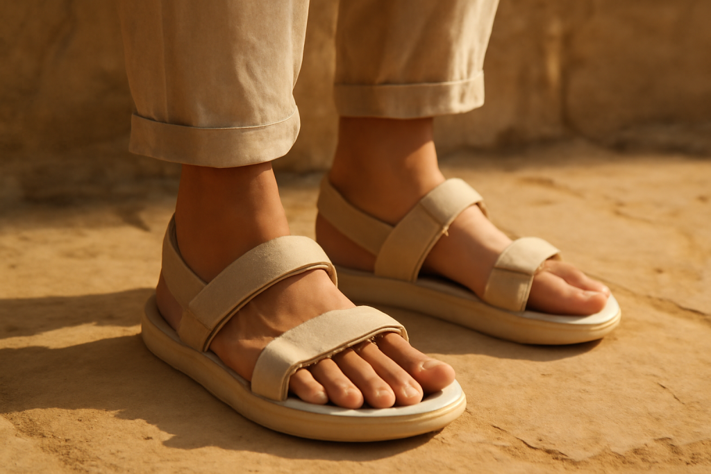 Les sandales en toile sont-elles assez robustes ?