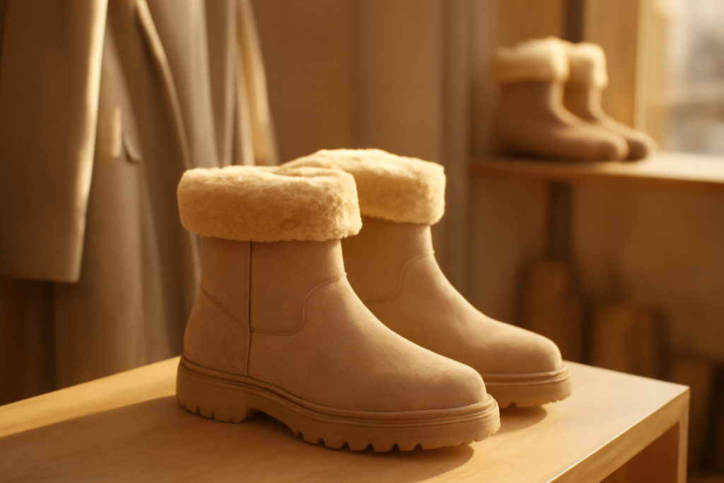 Quelles sont les bottes fourrées et après-skis disponibles chez Foot Korner ?