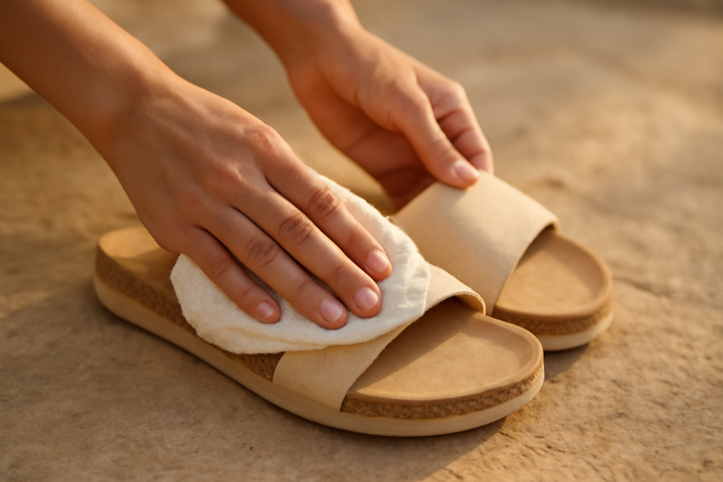 Comment entretenir les semelles en liège ?