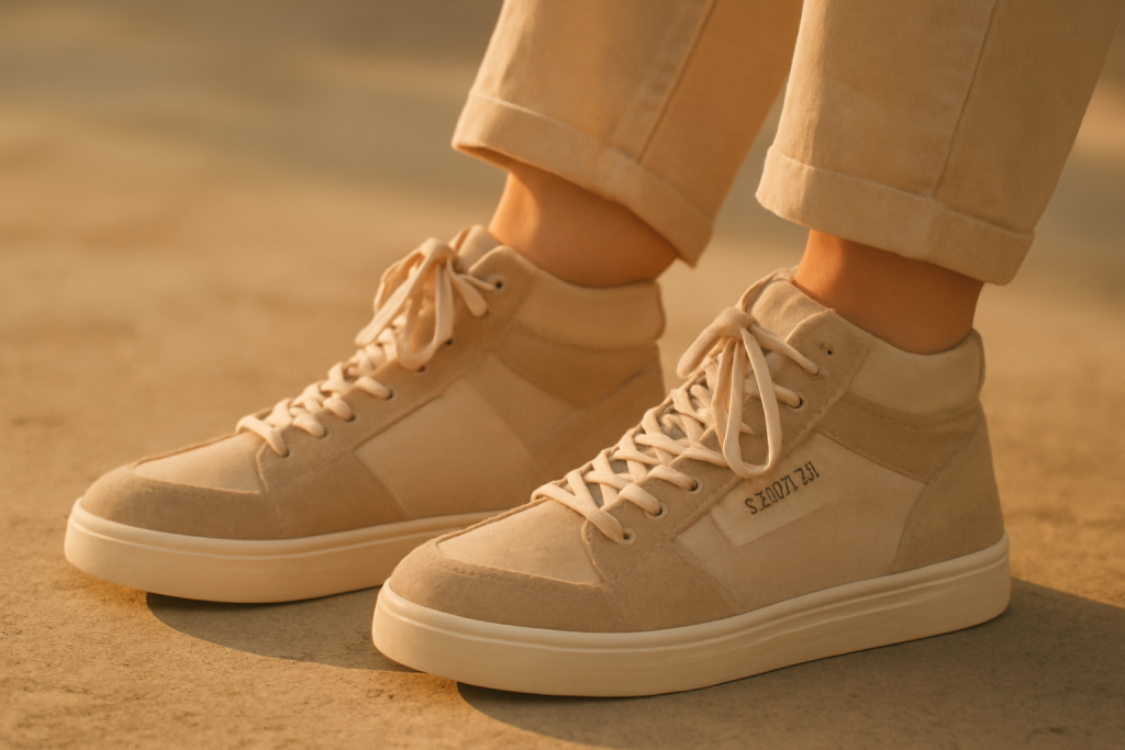 Où trouver des baskets montantes et sneakers rétro chez Mustang ?