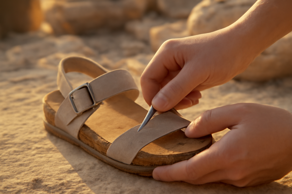 Comment réparer un talon en liège fissuré ?