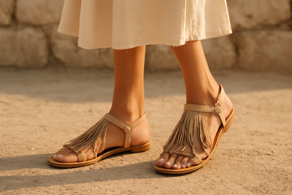 Comment porter les sandales à franges ?