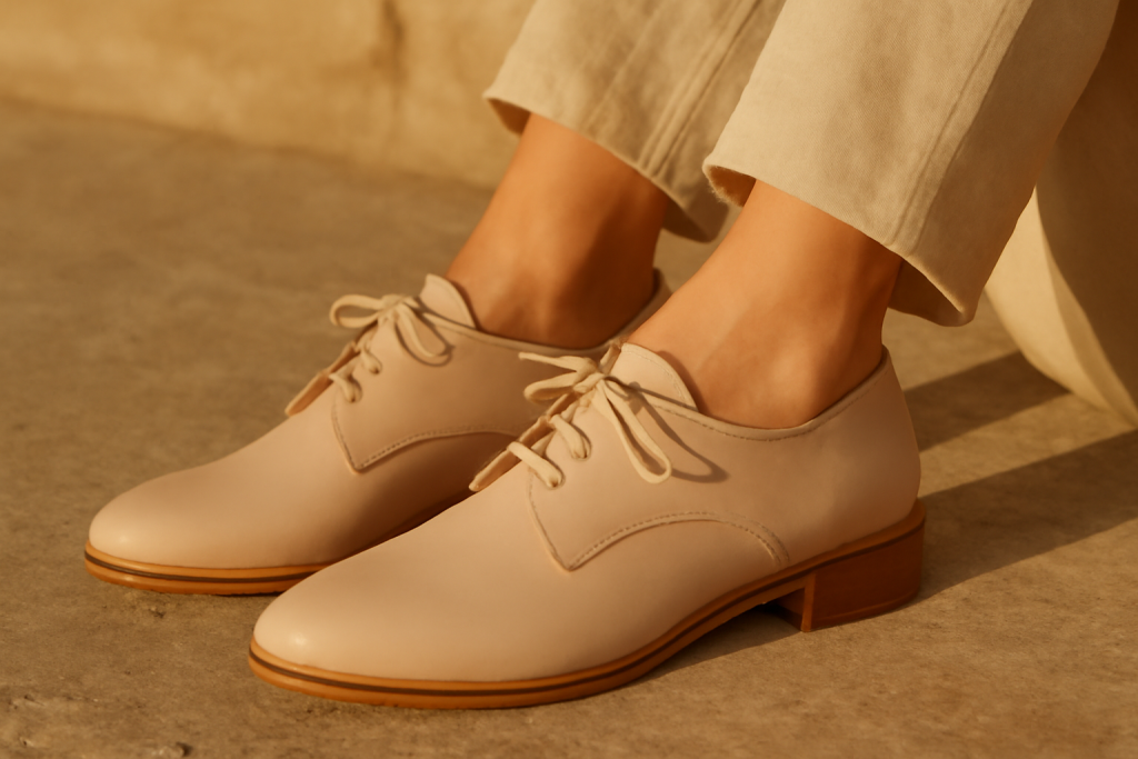 Où trouver des derbies et chaussures plates chez Cosmoparis ?