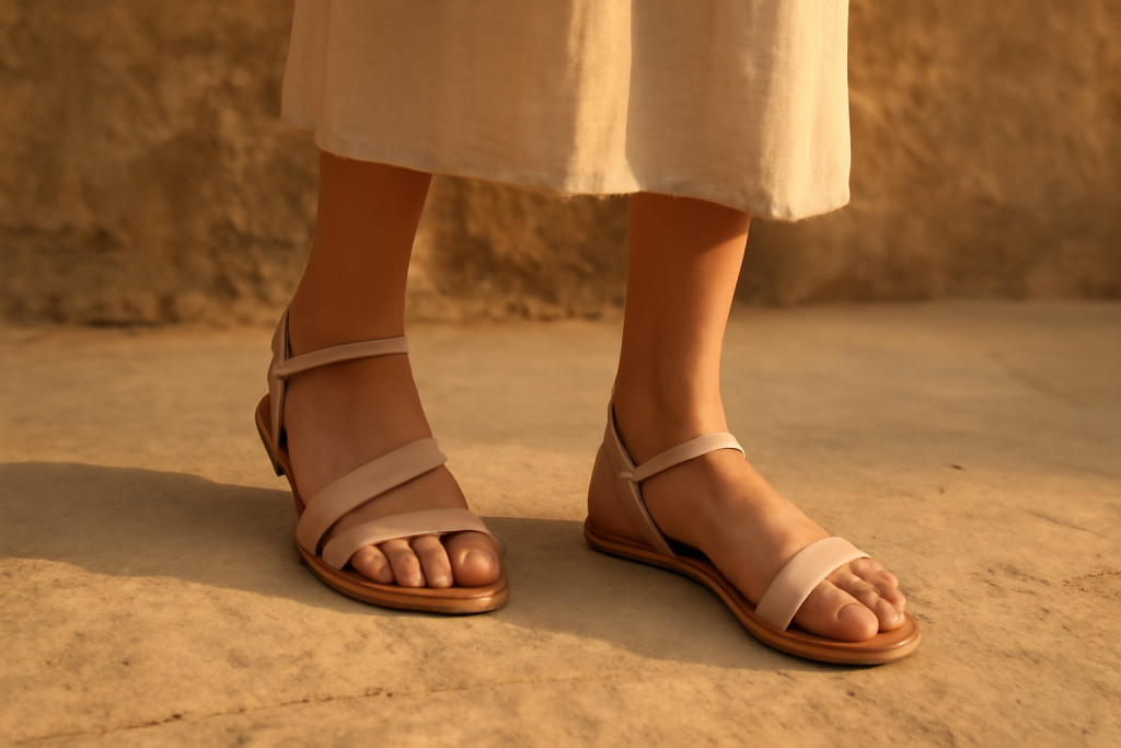 Pourquoi les brides asymétriques flattent-elles le pied ?