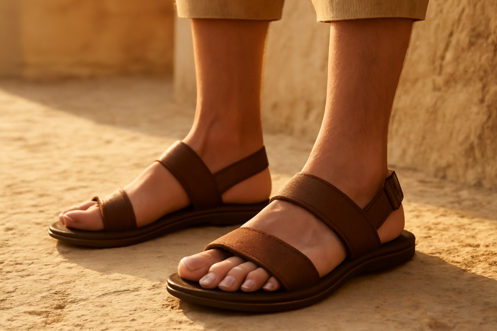 Le cuir grainé est-il plus résistant pour les sandales ?