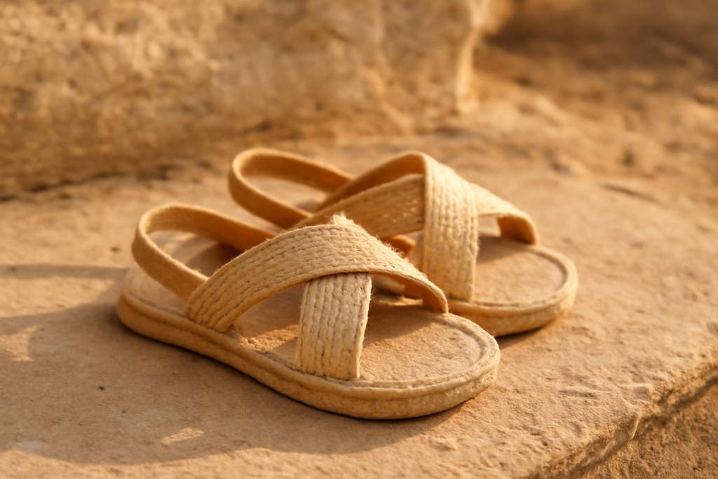 Le maïs peut-il servir à fabriquer des sandales ?