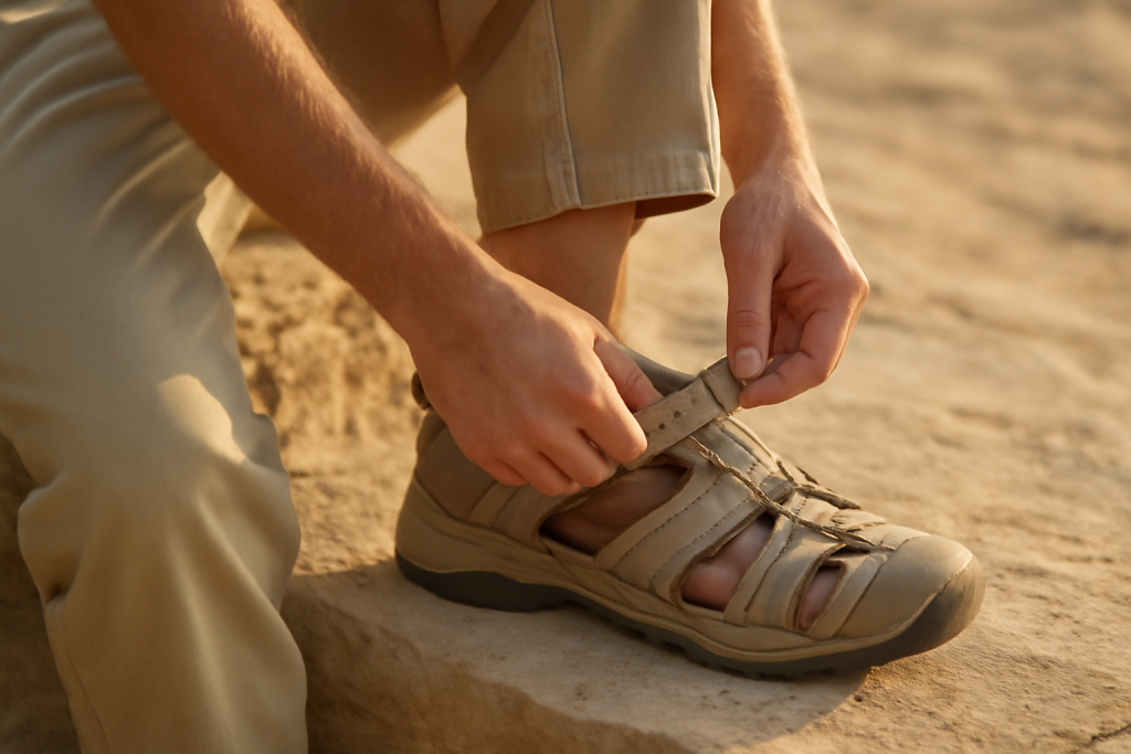 Pourquoi opter pour des sandales de marche fermées ?