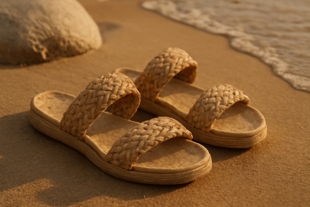 Le chanvre tressé tient-il à l&rsquo;humidité pour des sandales ?