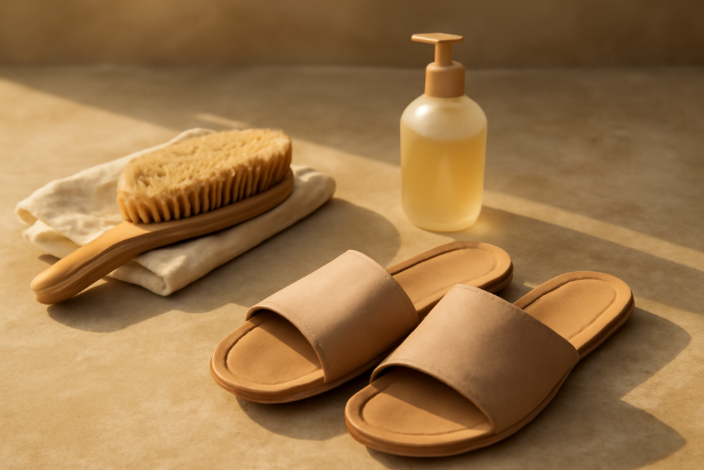 Quel kit d&rsquo;entretien choisir pour des sandales multi-matières ?