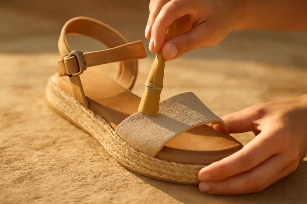 Quel produit choisir pour protéger des sandales en toile ?