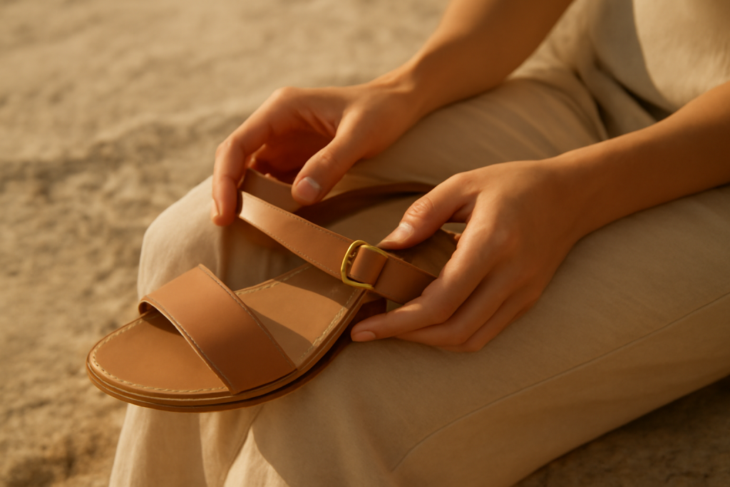 Comment retendre une bride en cuir détendue sans tout démonter ?
