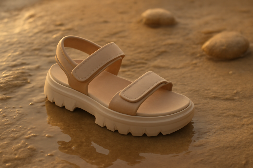Pourquoi mes sandales homme glissent-elles sur sol mouillé ?