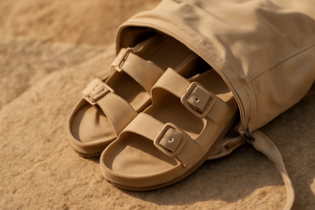 Quelles sandales choisir pour un voyage minimaliste ?