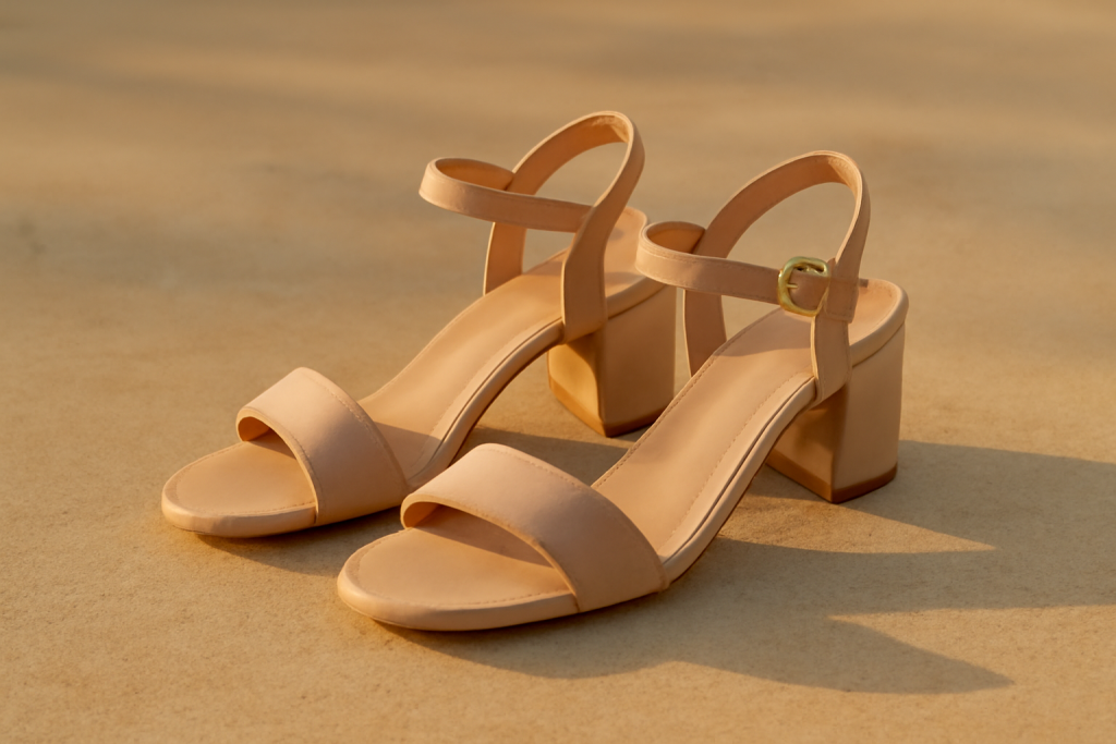 Quel talon choisir pour des sandales habillées confortables ?