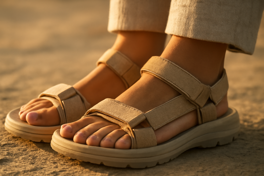 Quel textile technique privilégier pour des sandales respirantes ?