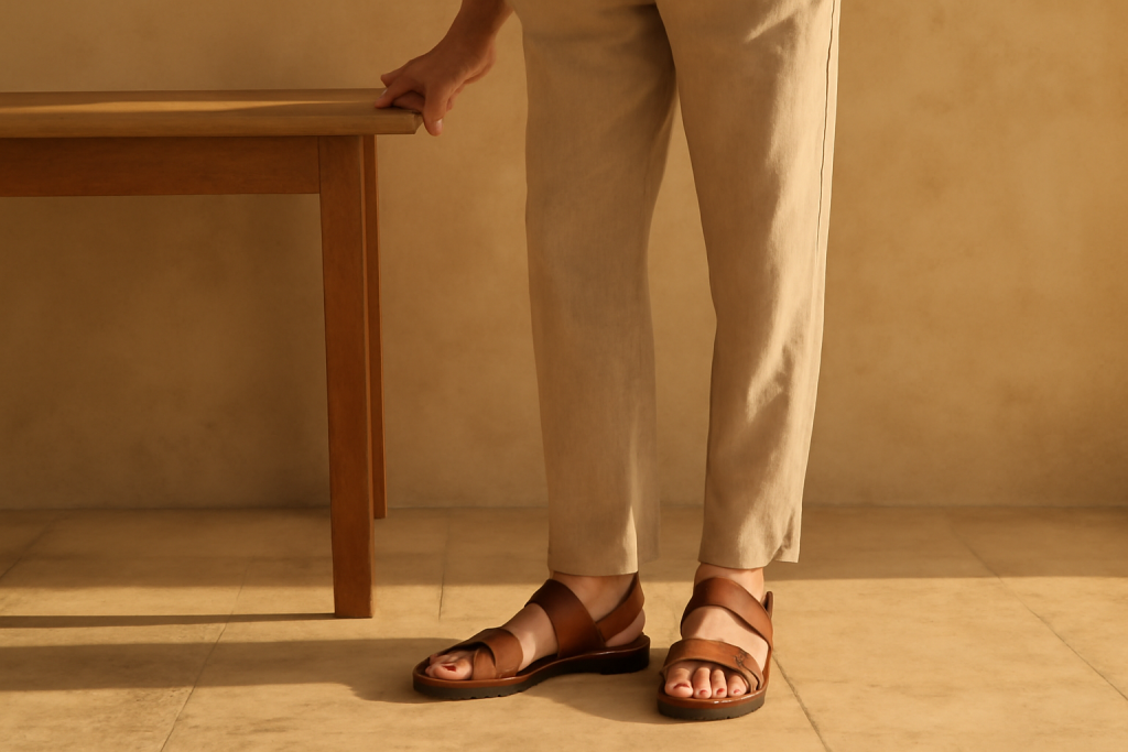 Quelles sandales homme allient confort et élégance pour le bureau ?