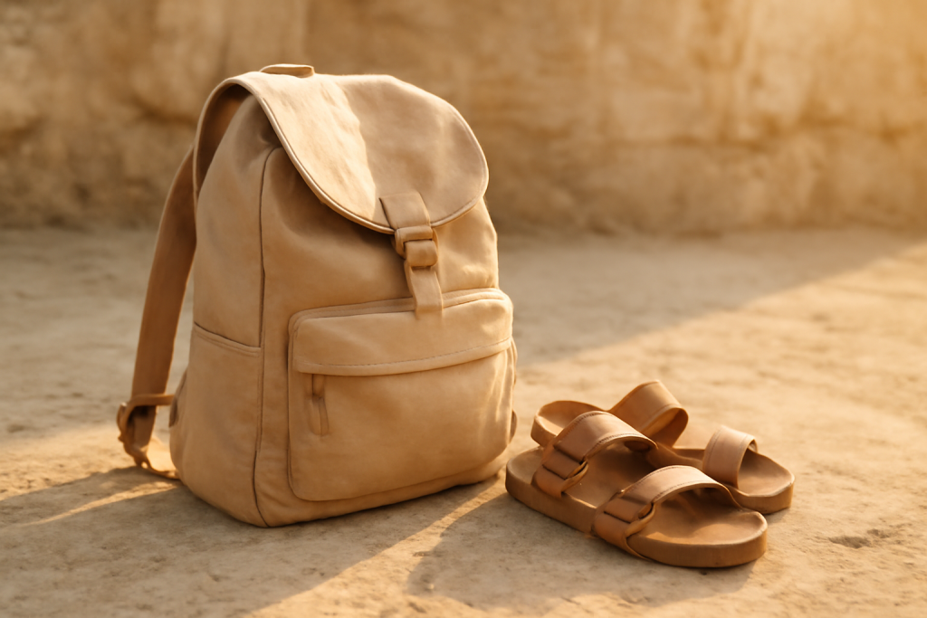 Quelles sandales homme emporter pour un city-trip minimaliste ?