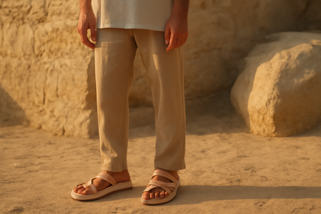 Quelle sandale homme choisir pour rester debout toute la journée ?
