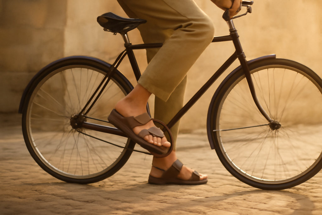 Quelles sandales homme privilégier pour les trajets à vélo ?