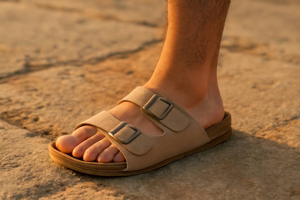 Pourquoi le cou-de-pied chauffe-t-il dans certaines sandales homme ?