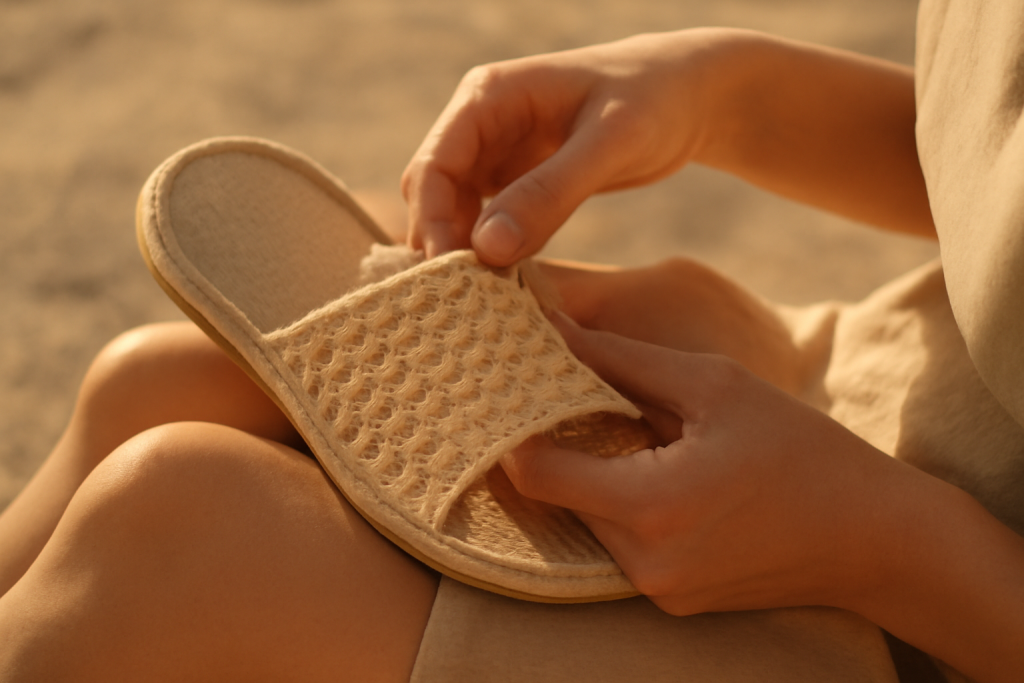 Quelle matière privilégier pour garder les pieds frais en sandales ?