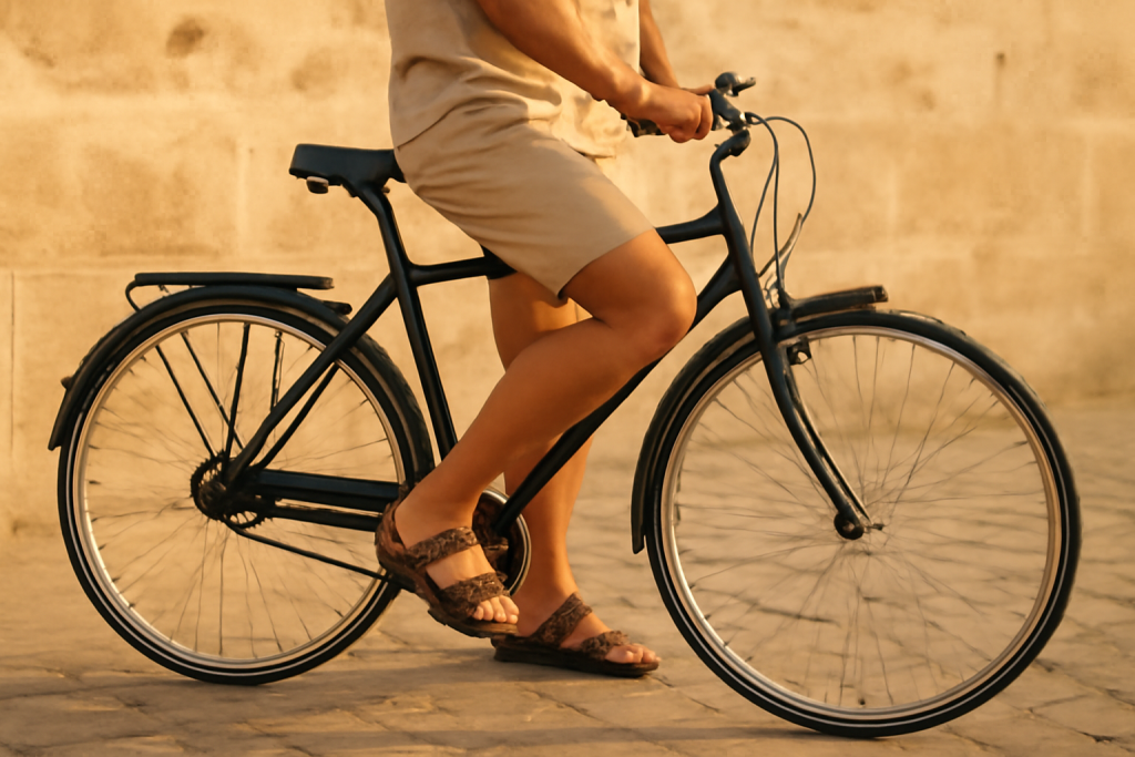 Quel type de sandale choisir pour faire du vélo en ville ?