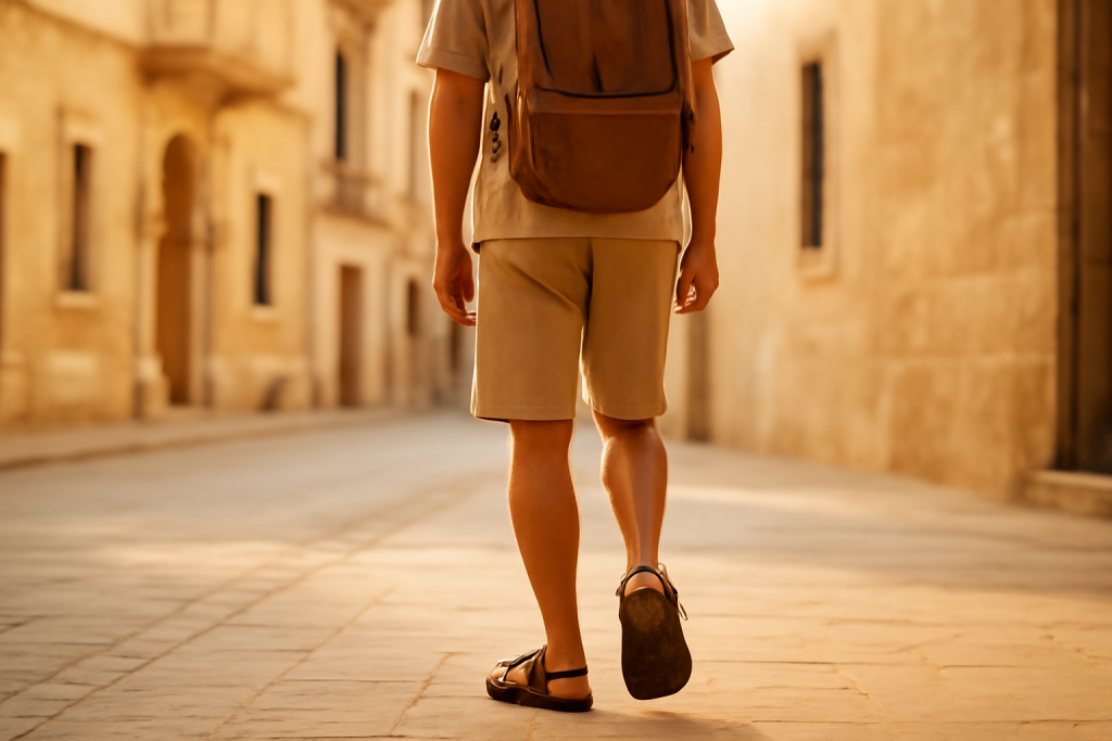 Quelles sandales homme emporter pour un city‑trip estival ?