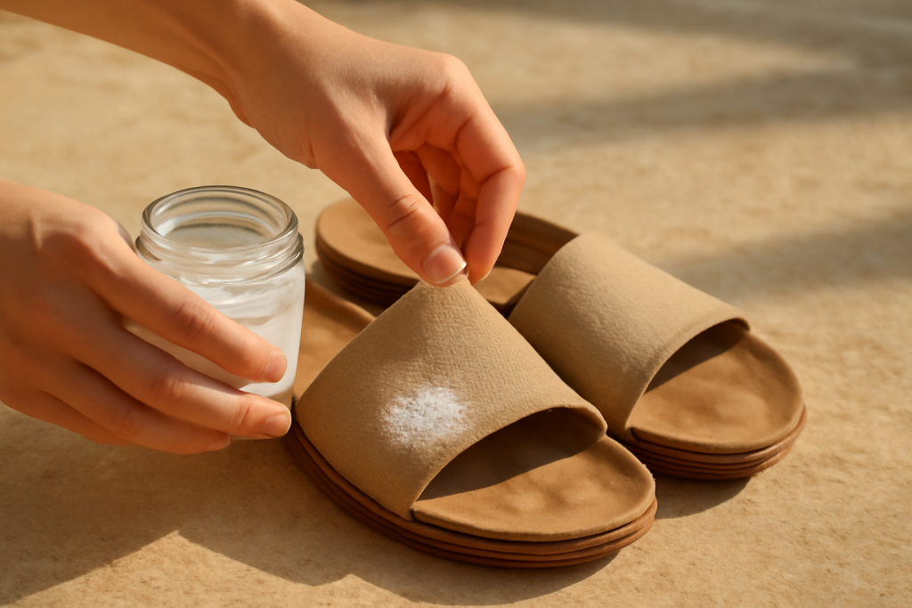 Quel geste simple pour neutraliser les odeurs de sandales à la maison ?
