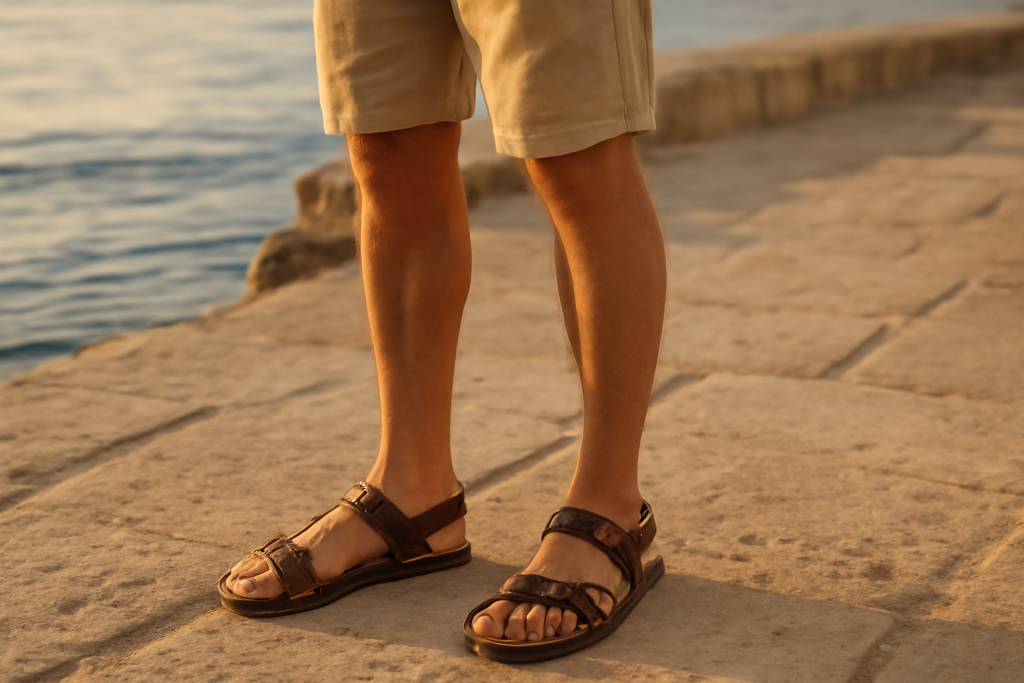 Sandales homme : quelles options pour un look marin élégant ?