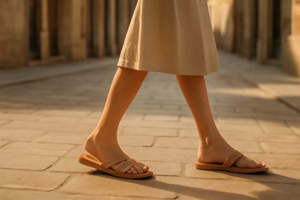 Quelles sandales femme choisir pour une journée de visites en ville ?