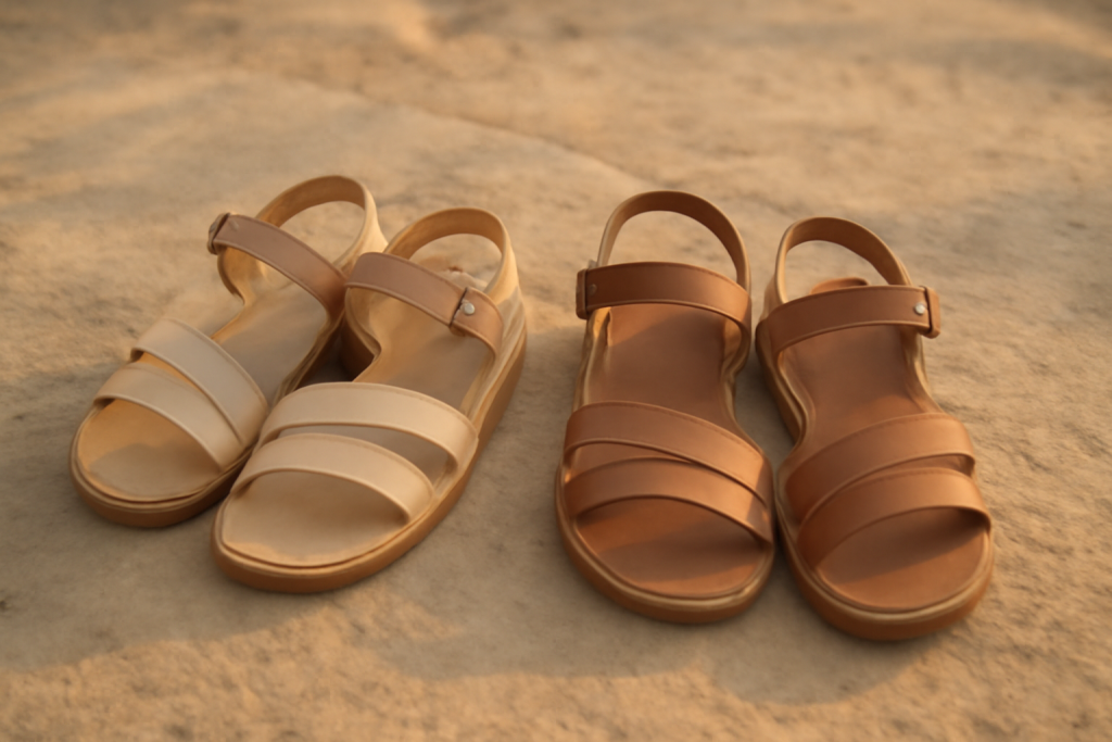 Brides fines ou larges : lesquelles flattent mieux le pied femme selon la morphologie ?